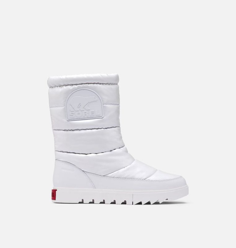 Womens Snow Boots White - Sorel Joan Of Arctic™ NEXT LITE Mid Puffy Low - 657839-HSP